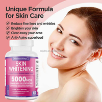 Capsules éclaircissantes pour la peau WelnessWays OEM Private Label, vitamine C B3, capsules de glutathion végétaliennes pour éclaircir la peau