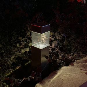 Solar Powered Hollow Ground Insert Courtyard <b>Light</b> LED Outdoor Park Decorative Landscape <b>Light</b> Water Resistant - Product Image 2