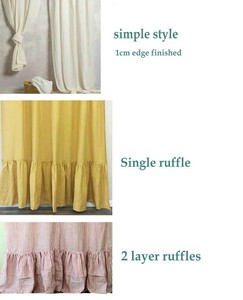 Rideau classique en lin tapisserie de haute qualité, nouveau, vente en gros, pour fenêtre de salon et chambre à coucher, 100% - Product Image 5