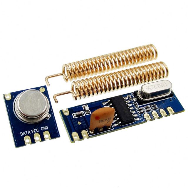 MLK 433MHz ASK Transmitter and Receiver Module Pair STX882 SRX882 with Spring Antenna