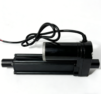 JZN Motor Aktuator Tugas Berat 12V DC 35W 5.5-20A Tahan Air dengan Dudukan Flens untuk Mesin Pertanian, Peralatan Rumah Tangga, Kipas Kapal