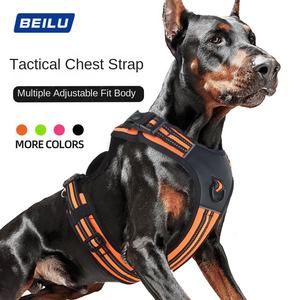 สายรัดสุนัขแบบใหม่ ทำจากไนลอนเรียบง่าย สำหรับวิ่ง ปรับได้ สะท้อนแสง ระบายอากาศ แบบตาข่าย  สามารถปรับแต่งได้ - Product Image 3