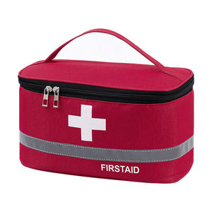 Trousse de Premiers Soins Médicale Portable de Voyage, Grande Capacité, Multifonctionnelle, en Tissu Oxford, 3 Pièces, Personnalisable en Usine - Product Image 1