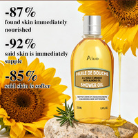 Huile de bain hydratante pour peaux sensibles, soulagement de la peau sèche et irritée, formule douce à pH équilibré