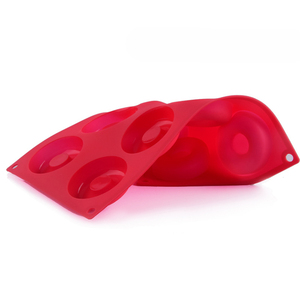 Moule de cuisson en silicone antiadhésif pour donuts, gâteaux, bagels et biscuits, 6/8/18 cavités, vente en gros - Product Image 2