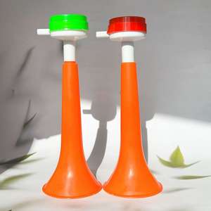 Juguete de trompeta de tono alto, mini trompeta de doble sección, de plástico con diseño de dibujos animados, para bebés, jardín de infancia, instrumento de viento, premio. - Product Image 3