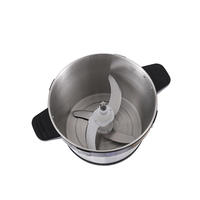Mini Robot Culinaire Électrique Portable Multifonctionnel en Acier Inoxydable, Capacité 6L, Hachoir à Viande, Coupe-Légumes, Râpe pour