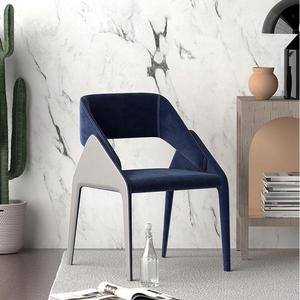 Ý thiết kế hiện đại da ghế ăn ánh sáng sang trọng giải trí phong cách đơn giản cho nhà hàng văn phòng sử dụng thoải mái - Product Image 2