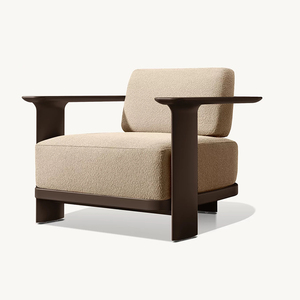 Ensemble de canapés de jardin en aluminium au design moderne, mobilier d'extérieur, canapé modulaire en métal pour hôtel, villa, parc, terrasse extérieure - Product Image 2