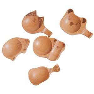 Assiette en bois massif de style <span class=keywords><strong>japonais</strong></span> créatif personnalisé, mini plat à condiments en bois pour la maison ou la restauration, support de conteneur alimentaire - Product Image 5