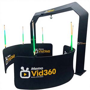 Cabina de Fotos 360° con Control Remoto Compatible con iPad y SLR, Capacidad de Carga de 100 kg, Estructura Inflable, Plataforma Giratoria, Bolsa y Carro - Product Image 1