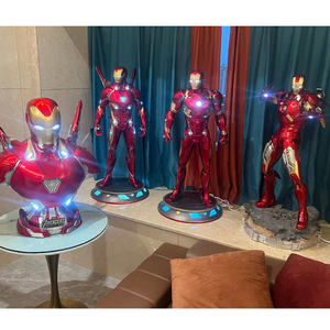 Statue de figurine <span class=keywords><strong>Marvel</strong></span> de taille réelle 1/<span class=keywords><strong>2</strong></span> MK50 Iron Man, décoration de magasin à domicile, jouets pour enfants, cadeau, fabrication en usine - Product Image 5