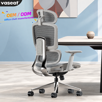 Chaise de bureau ergonomique en maille Vaseat, chaise de direction, chaise d'ordinateur, chaise de bureau Foire de Canton
