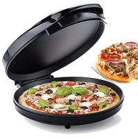 Itop — machine à Pizza électrique, appareil à température réglable, ouverture sur 180 degrés, double plaque, Grill, pâte à Pizza
