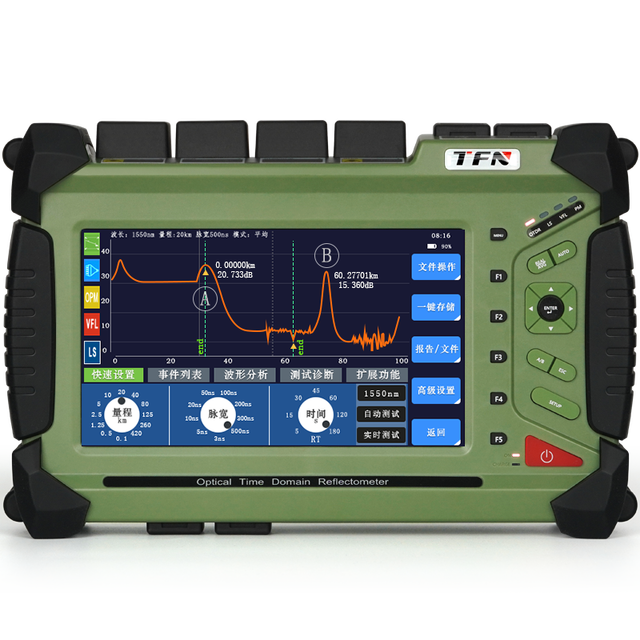 TFN OTDR Tester F4 in Stock 1310/1550nm 35/33dB High Precision Telecom Grade