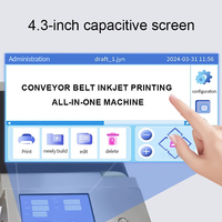 Mesin Inkjet konveyor Desktop Mini operasi mudah tanggal kedaluwarsa pencetak tanggal plastik kecil makanan ringan