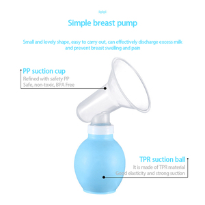 Tire-lait manuel en silicone simple et solide <span class=keywords><strong>pas</strong></span> <span class=keywords><strong>cher</strong></span> <span class=keywords><strong>allaitement</strong></span> rose/bleu tire-lait manuel - Product Image 4