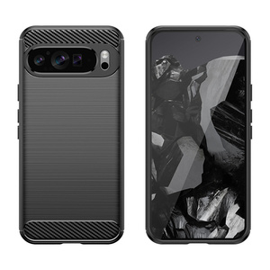 Coque de téléphone ultra fine en fibre de carbone TPU à dissipation thermique brossée pour Google Pixel <span class=keywords><strong>10</strong></span>/<span class=keywords><strong>10</strong></span> Pro/<span class=keywords><strong>10</strong></span> Pro XL/9/9 Pro/8/8A Cover - Product Image 2
