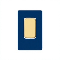 Barre d'or suisse 5-100g, Barre d'or suisse Déesse de la Richesse, Barre d'or plaquée or en laiton avec numéro de série