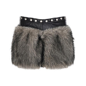 Shorts de Piel Sintética con Estampado de Ciervo Estilo Retro Viviblook Z1231PT01 para Mujer, Cintura Baja, Ropa Casual para Discoteca - Product Image 5