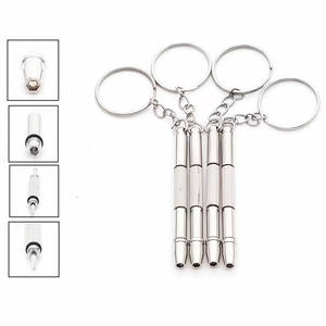 Tournevis multifonction 4-en-1 Zhite en métal, outil porte-clés plat, cruciforme et hexagonal pour la réparation de lunettes - Product Image 3