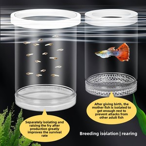 Caja de Aislamiento para Acuario, Estilo Colgante, Malla Gruesa, Tanque de Cría para Guppys, Tanque de Desparasitación para Danios Cebra, Tanque Pequeño para Guppys Hembras - Product Image 3