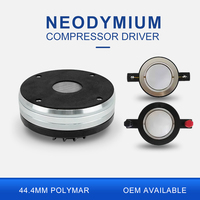 Haut-parleur de klaxon de voiture OEM personnalisé avec driver de compression néodyme à visser de 1 pouce, 100W RMS 200W MAX, 8 Ohm, 110dB, bobine vocale de 1,75 pouces