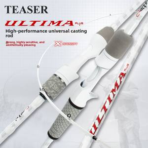NUEVA Caña de Pescar TEASER ULTIMA Plus para Lubina Blanca, 1.98m 2.13m, Caña de Baitcasting y Spinning de Carbono para Lanzamiento Largo - Product Image 5
