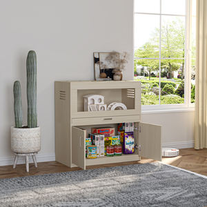 Cage pour <span class=keywords><strong>hamster</strong></span>, cage à rat en bois avec armoire de rangement indépendante, maison pour chinchilla (31.50 "L X 15.75" W X 32.28 "H) - Product Image 2