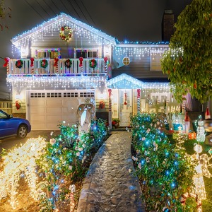 Luces LED de carámbanos para Navidad, interiores y exteriores, impermeables, para bodas, fiestas, jardín, guirnaldas, luces de ambiente - Product Image 4