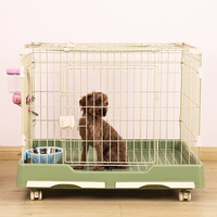 Cage pour animaux de compagnie en fil métallique de type tiroir, pour l'élevage de chats, lapins et chiens, de petite, moyenne et grande taille, facile à nettoyer, vente en gros du fabricant