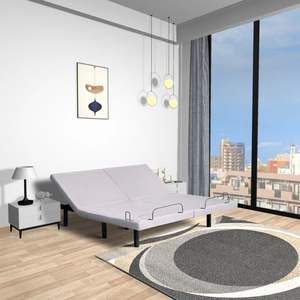 Marco de cama eléctrico ajustable multifuncional con control remoto inalámbrico, doble cabezal y movimiento del pie - Product Image 5