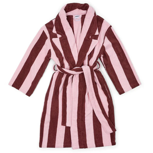 <span class=keywords><strong>Accappatoio</strong></span> in spugna <span class=keywords><strong>di</strong></span> cotone 100% morbido a righe personalizzate <span class=keywords><strong>di</strong></span> <span class=keywords><strong>lusso</strong></span> da <span class=keywords><strong>donna</strong></span> - Product Image 2