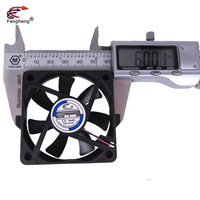 Ventilateur de refroidissement Interface USB, 5V, 12V, 24V, étanche, avec grand Volume d'air, ventilateur d'extraction, 60x60x10mm, 6010 mah