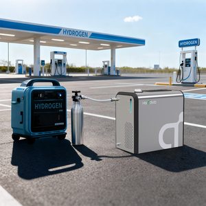 Générateur de gaz hydrogène domestique, générateur d'électricité pour voitures à hydrogène, cylindres, machine de remplissage de gaz hydrogène 3 MPa pour vélos - Product Image 1