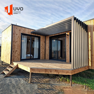 Hôtel villa de luxe personnalisé de 40 pieds petite maison conteneur préfabriquée en acier léger parfaite pour la maison ou le bureau - Product Image 5