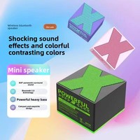 Meilleure vente transfrontalière X1 pour haut-parleur sans fil 5.0, caisson de basses compact portable pour la maison/l'extérieur, fonction anti-poussière, 200-500 mAh