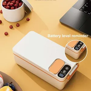 Wholesale Portable New Wireless Heating <b>Lunch</b> <b>Box</b> Rechargeable Insulated Food Warmer Container <b>for</b> Home and Outdoor Use - Product Image 5