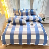 Nouvelle collection 2026 : Ensemble de literie 4 pièces en coton lavé avec motif dauphin mignon, housse de couette incluse, vente en gros à prix usine, faible MOQ, articles à prix abordable.