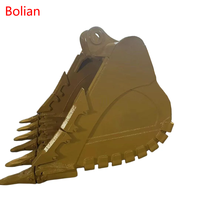 Bucket Tambang Standar Batu Berat Merek Bolian 2 m untuk Excavator 330D 336D, Mendukung Excavator 10-45 Ton, 1-10m