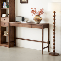 Table console d'entrée en noyer noir, style Mid-Century Modern, écologique et durable, vente directe usine, pour hôtel et salon