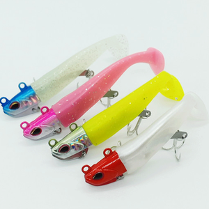 <span class=keywords><strong>Leurre</strong></span> <span class=keywords><strong>de</strong></span> pêche en métal 10 27 50g 75g, <span class=keywords><strong>leurre</strong></span> <span class=keywords><strong>de</strong></span> jigging rapide, tête <span class=keywords><strong>de</strong></span> nage artificielle, hameçons souples, queue <span class=keywords><strong>souple</strong></span>, appâts pour la pêche au black-bass - Product Image 1