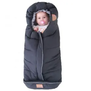 Оптовая продажа, спальный мешок для новорожденных, теплый зимний детский Пеленальный спальный мешок