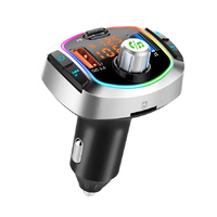 Auto-Ladegerät für MP3-Player 5.0 Verlustfreier Musik-FM-Transmitter Freisprecheinrichtung Zigarettenanzünder Multifunktionales Schnellladegerät