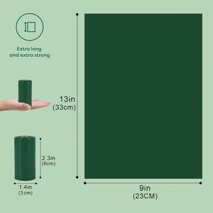 Sacs à crottes de chien HDPE EPI extra épais, 15 pièces par rouleau, 20x30cm, biodégradables - Product Image 2