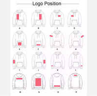 Toptan özel 3D baskı moda sokak adam kış boy organik Unisex köpük mektup baskılı ceket kazak Hoodie