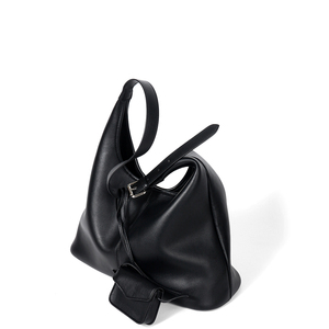 Borsa a Mezzaluna in PU Nero con Logo Personalizzato, Borsa a Tracolla Trendy Y2K, Fornitore di <span class=keywords><strong>Borse</strong></span> a Mezzaluna - Product Image 5