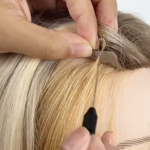 Nuevo y Exclusivo Sistema de Topper Capilar Mono Base con Cuentas, Sin Clips, Sin Pegamento, Uso Prolongado, Transpirable para Verano, 150% de Densidad, Listo para Usar - Product Image 1