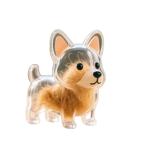 Portachiavi portachiavi con decorazione trasparente per cuccioli appeso con Display Souvenir - Product Image 3