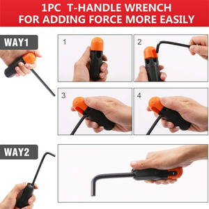 Jeu de clés allen hexagonales à bras Long, <span class=keywords><strong>clé</strong></span> métrique, à bout de boule <span class=keywords><strong>torx</strong></span>, 36 pièces - Product Image 5